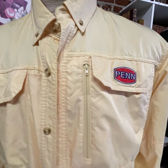 Berkley Long Sleeve Performance Tech Fishing Shirt M Mens Oatmeal Poly - Picture 3 of 8